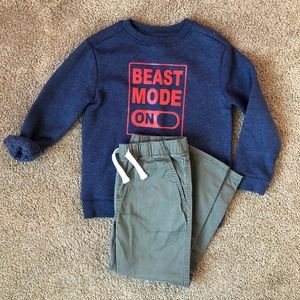 Boys Sweatshirt + Pants